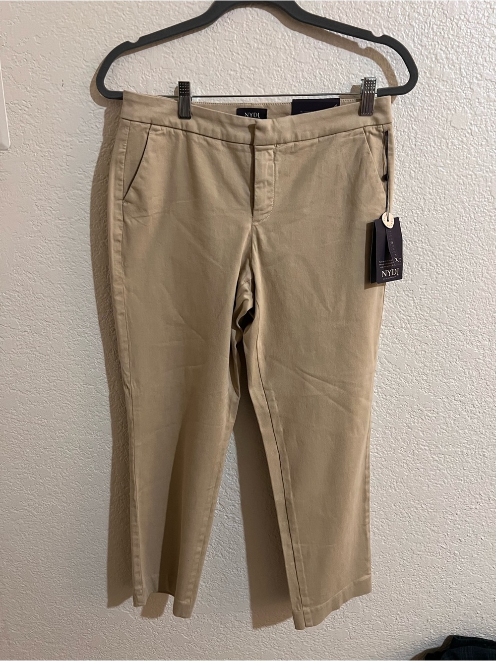 NYDJ Khaki Everyday Trouser Straight-Leg